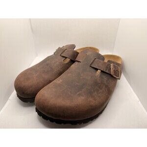 NEW Birkenstock Boston Habana Soft Footbed Regular Size M12 Authentic (W/O BOX)
